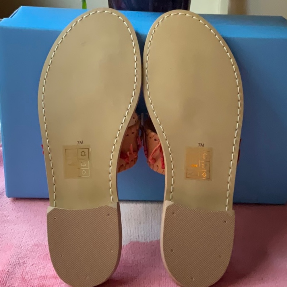 🩴JACK ROGERS FLAT FRINGE SANDAL 🩴 NWT🩴NIB🩴 - Picture 4 of 12